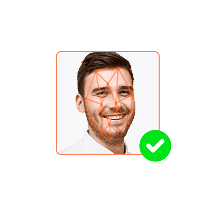 Verificación biométrica facial en TuChecador
