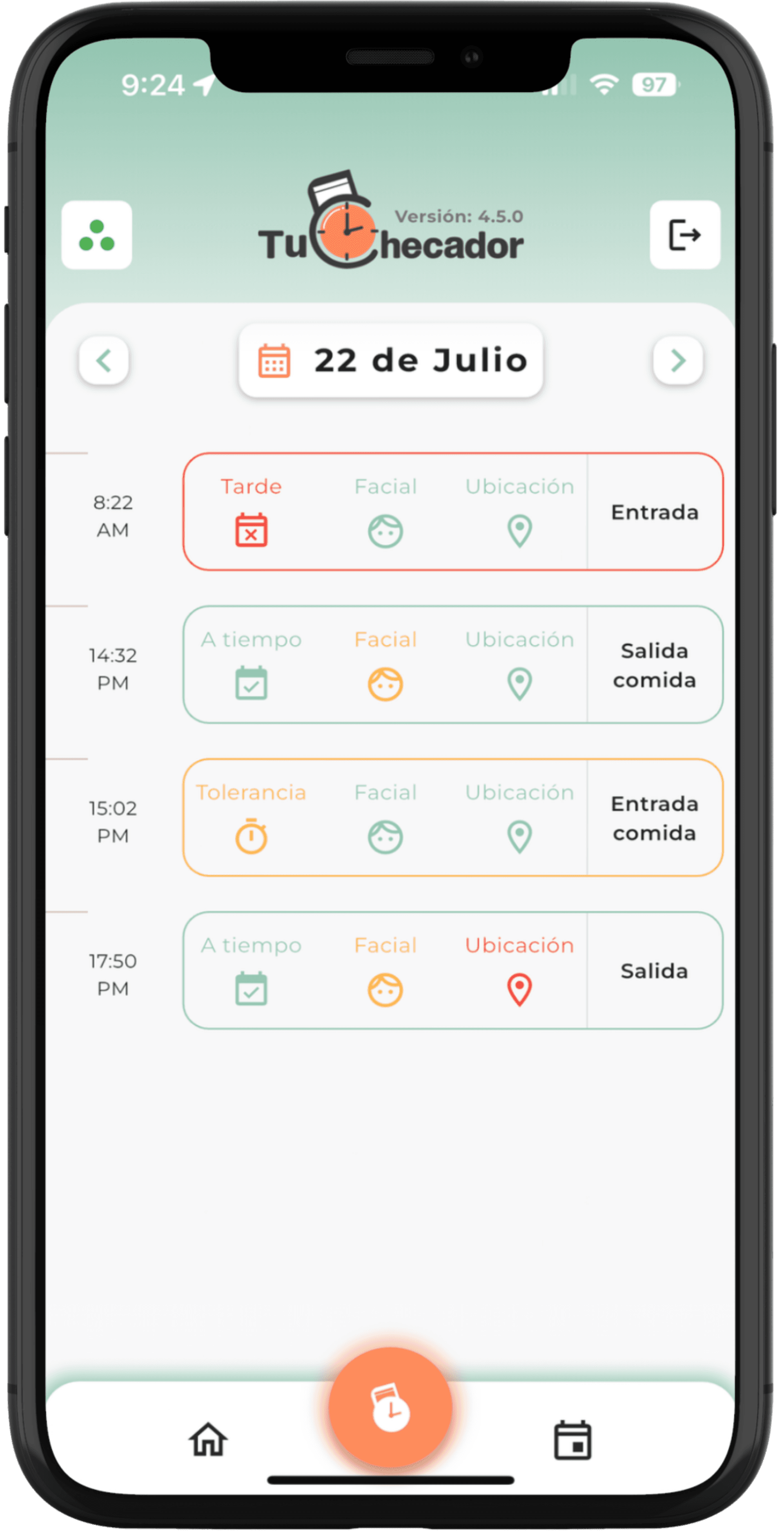 App de control de asistencia TuChecador para empresas y negocios